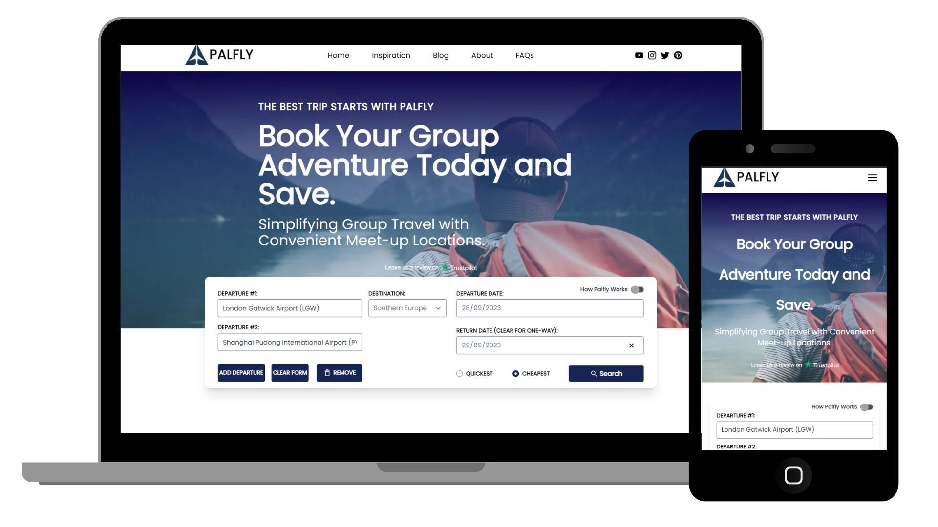 Palfly Travel Site