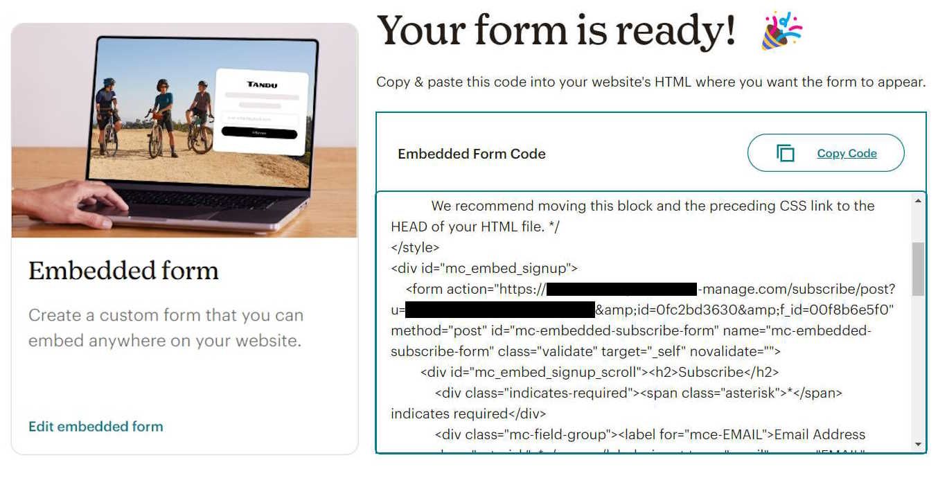 How to Embed Forms